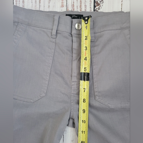 J Crew Vintage Straight Cargo Pant in Slub Sateen Gray Women's 27 NEW NWT - Picture 4 of 8